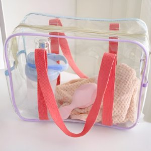 빅사이즈 투명 젤리 비치백 스몰 라지 세트 물놀이 필수템