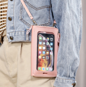 핸드폰 터치 미니백  유럽여행 학생  폰가방 핸드폰백  (2개이상 구매가능)