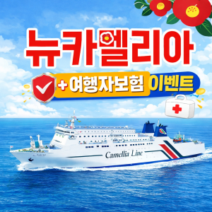부산 후쿠오카  여행 뉴카멜리아 배편  카멜리아호 예약 왕복 승선권
