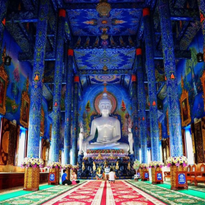 (한국어가이드) 치앙라이 화이트템플 + 블루템플 + 카페 + 싱하파크 단독 투어 / 치앙마이 출발