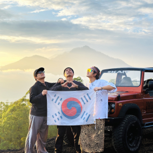 (한국어가이드) 발리 바투르산 일출 지프 + 블랙라바 + 낀따만이 카페 단독 투어